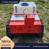 Entrega de fábrica pequeno cortador de esteira rolante Pomar máquina de corte de pesticidas controle remoto automático de combustível máquina de corte de pesticidas