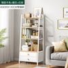 Prateleira de armazenamento Quarto Prateleira de armazenamento multicamadas Sala de estar Piso trapezoidal Parede Armário de exposição de ferro Estante de livros Prateleira de exposição