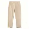 Estilo Novo Primavera e Outono Transfronteiriço Calça Base para Meninas Calça Longa com Borda Franzida Infantil Calça Longa Elástica Apertada para Bebê Menina Roupa Externa