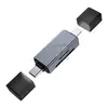 En stock estación de acoplamiento USB de doble uso para computadora Type-c estación de acoplamiento cuatro en uno adaptador de alta velocidad tf/sd