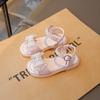 Sapatos de Menina Sandálias de Laço Infantil Bebê Menina Princesinha 2025 Novo Verão Moda Infantil Sapatos Infantis