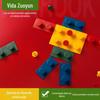 Punch-free Building Blocks Corredor Bag Roupas Gancho Gancho para WC Household Quarto Gancho de Parede Gancho Chave