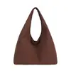 Bolsa de lona de gran capacidad para mujer, nuevo modelo 2026, estilo casual relajado de primavera y otoño, bolso de hombro individual, bolsa de mano para la escuela