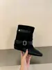 Encuentro Primero Temporada Botas Delgadas Botines Cortos para Mujer 2026 Otoño/Invierno Nuevo Estilo Botas Cónicas Maillard Botas Martin Botas Individuales