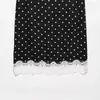 Ropa Europea y Americana de Mujer Transfronteriza 2026 Verano Nuevo Estilo Moda Ins Falda de Lunares con Parches de Encaje D63400