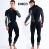 Roupa de Neoprene com Zíper Frontal de 3mm Macacão de Mergulho Roupa Molhada Roupa de Surfe Prova de Frio Natação ao Ar Livre Roupa Quente
