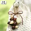 Sonajero de Cáscara de Fruta Campana Colgante Adorno Colgante para Coche Accesorios para Bolsas Regalo de Cumpleaños para Mejor Amigo Instrumento Musical Colgante Hecho a Mano