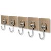 Ganchos de Acero Inoxidable, Adhesivo Fuerte, Sin Perforación, Ganchos Adhesivos sin Rastro, Ganchos de Cocina, Ganchos Grandes de Pared para Baño al Mayoreo