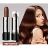 Caneta Corante de Cabelo Descartável Estilo Batom MLSMILE Transfronteiriça para Cobrir Cabelos Grisalhos, Caneta de Cor Temporária Preta para Cobertura Rápida de Cabelos Grisalhos