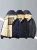 Chaqueta de algodón con capucha transfronteriza para hombre, abrigo de algodón con forro polar para hombre, abrigo de invierno con forro polar, chaqueta de algodón de grafeno cálida, chaqueta de algodón ultrasónica para hombre