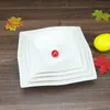Prato de oito lados melamina imitação porcelana louça bege criativo oito cantos pedido prato raso hotel restaurante prato de frutas atacado