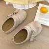 Novos Tênis Birkenstock Slip-On Retrô 2026 para Mulheres, Casual de Primavera, Nicho, Roupa para Exterior, Meio Chinelo com Sola Grossa, Aumentador de Altura, Bico Fechado