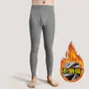 Pantalones térmicos autocalentables para invierno, forrados de polar y engrosados, pantalones casuales con capa interior de polar que no se cae para hombre