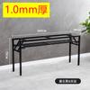 Estante para Mesa Plegable Mesa Larga Estante para Mesa de Doble Capa Estante de Hierro Patas de Mesa Patas de Mesa de una Sola Capa Mesa de Comedor Sencilla Soporte Blanco Cómo Vela Tú