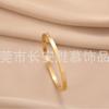 Pulsera con Cierre de Acero Inoxidable Pulido Transfronterizo para Hombres y Mujeres, Estilo Europeo y Americano para Parejas, Joyería Abierta de Acero Inoxidable, Dorado Rosa de Moda