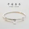 PulseiraPing An Joy de Prata Esterlina Feminina s999 Prata Maciça Presente de Aniversário para Namorada Ano Novo Jue Qin