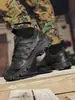 Zapatos de Senderismo Casuales de Moda para Exteriores de Talla Grande Transfronterizos Antideslizantes Resistentes al Desgaste Botas Tácticas Botas de Senderismo para Exteriores Zapatos para Entrenamiento Moral