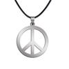 Collar de marca de marea retro con logotipo de paz contra la guerra de Europa y Estados Unidos, suéter de pareja, colgante de hip hop con personalidad para hombres y mujeres de acero de titanio al por mayor