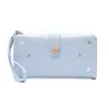 Nuevo monedero largo para mujer PRETTYZYS, gran capacidad, bolso de mano de nicho para mujer, billetera de cuero simple para mujer con múltiples ranuras para tarjetas
