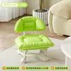 Taburete giratorio con ruedas, taburete bajo para uso doméstico, taburete para cambiarse los zapatos, esencial para el cuidado del bebé, silla tapizada con ruedas, banco con respaldo
