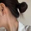 Pendientes de plata de ley s925 con ondas asimétricas para mujer, básicos, sencillos, mini, elegantes, de alta calidad, 9547