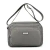 Bolso de Pecho de Moda, Riñonera, Mochila Cruzada Casual de Tela de Color Sólido Estilo Coreano para Mujer, Bolso Pequeño de Hombro Único, Bolso de Hombro de Tela de Nylon