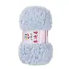 Bola de lana de 100 g con bucle de terciopelo para tejer a mano, ideal para hacer gorros, bufandas y muñecas.