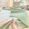 Conjunto de três peças de capa de cama acolchoada de algodão lavável classe A para comércio exterior, lençol de cama de tatame espesso lavável à máquina, capa universal Kang Four Seasons