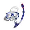 Máscara de Mergulho Profissional para Adultos Personalizada de Fábrica Conjunto de Respiração Máscara de Mergulho de Silicone Máscara de Snorkel para Nariz Espelho Temperado