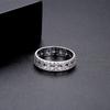 Anel Jinse de Diamante Pequeno Moda K-Style Nicho Design Popular Anel de Cobre Micro-Cravado com Zircônia Anel para Mulheres