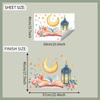 Fun-e233 Livros Pintados Criativos Estrela Lua Lustre Decorações Penduradas Decoração de Fundo de Casa Adesivos de Parede Decorativos