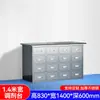 Gabinete de medicina china engrosado de acero inoxidable 304 con múltiples cajones para clínicas, hospitales y farmacias