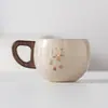 Taza de cerámica estilo chino con ceniza vegetal para oficina, taza de té, taza de café para uso en casa y oficina, doble propósito para té y café, juego en caja de regalo, personalizable