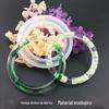 Molde de pulseira de silicone material DIY feito à mão brilho espelhado alto cola de cristal gota pulseira de flor seca fabricantes atacado