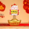 Enfeite Maneki-neko Fofo Personalizado de Fábrica Artesanato em Resina Gatinho Desenho Animado Decoração de Mesa Presente Festivo