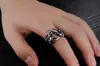 Tienda de 2 yuanes Puestos de Jianghu vendiendo moda coreana para hombre y mujer anillo de garra de dragón que no pierde el color anillo de cola joyería al por mayor