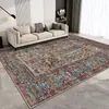 Alfombra Amazon imitación cachemir persa lavable para sala de estar, antideslizante, lavable a máquina, manta para sofá, amigable con la piel y suave, alfombra de mesita de noche