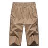 Força fábrica direto verão calças cropped calças cropped masculinas calças casuais de meia-idade calças macacão calças
