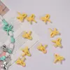 Tarjeta de Pajarita Acrílica Hueca de Colores 15mm Cuentas Sueltas DIY Cadena para Teléfono Móvil Cadena para Bolso Accesorios para Ensartar Cuentas