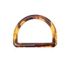 Nuevos Accesorios de Resina Botón Hebilla Ajustable Forma D, Hebilla Nudosa, Hebilla de Cintura, Botón de Abrigo, Botón de Sombrero, Botón de Cortavientos