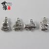 Aleación Plata Tibetana Zodiaco Pulsera Tobillera Colgante diy Hecho a Mano Cristal Pulsera Tobillera Cuentas Colgante Accesorios