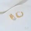Pendientes de Corazón Color Melocotón Rellenos de Oro de 14K, Pendientes de Corazón de Color Ecológicos, Ganchos Franceses para Orejas, Pendientes de Moda Hechos a Mano para Bricolaje de Celebridades de Internet