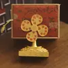 Novos Enfeites de Moinho de Vento Dourado Areia, Fortuna e Prosperidade, Enfeites de Decoração de Mesa de Moinho de Vento Giratório