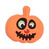 Divertida Calabaza de Halloween PVC Goma Suave Plástico Gota Hebilla Decorativa Removible Agujero Zapatos Flor Hebilla de Zapato Accesorios DIY Transfronterizos