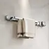 Prateleira de armazenamento de alumínio espacial montada na parede, design de ventosa, sem necessidade de furar, porta-toalhas, organizador de banheiro dobrável para o banheiro