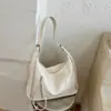 Bolso vintage de gran capacidad para mujer, bolso tote para el día a día, nuevo modelo principios de otoño 2026, bolso de hombro y cruzado de color liso de alta moda