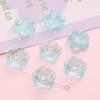 18mm cor transparente contas de rosa material para acessórios diy feitos à mão bolsa com contas à mão corrente para celular chaveiro pingente de bolsa