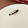 Pequeño Pasador de Pelo de Moño Plateado para Mujer, Pinza de Pato para Flequillo Lateral, Mini Pasador con Aspecto de Alta Gama, Pinza para Pelo Suelto