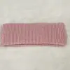 Faixa de Cabelo Elástica de Lã Cor Sólida Para Lavar o Cabelo Feminina Estilo Coreano Para Usar por Fora Faixa de Cabelo Tecida de Malha de Aba Larga Acessórios de Cabelo da Moda Outono e Inverno Faixa de Cabelo