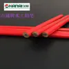 Lápis de madeira de tília marca Shancheng, núcleo preto oval, lápis de madeira octogonal com núcleo vermelho e azul